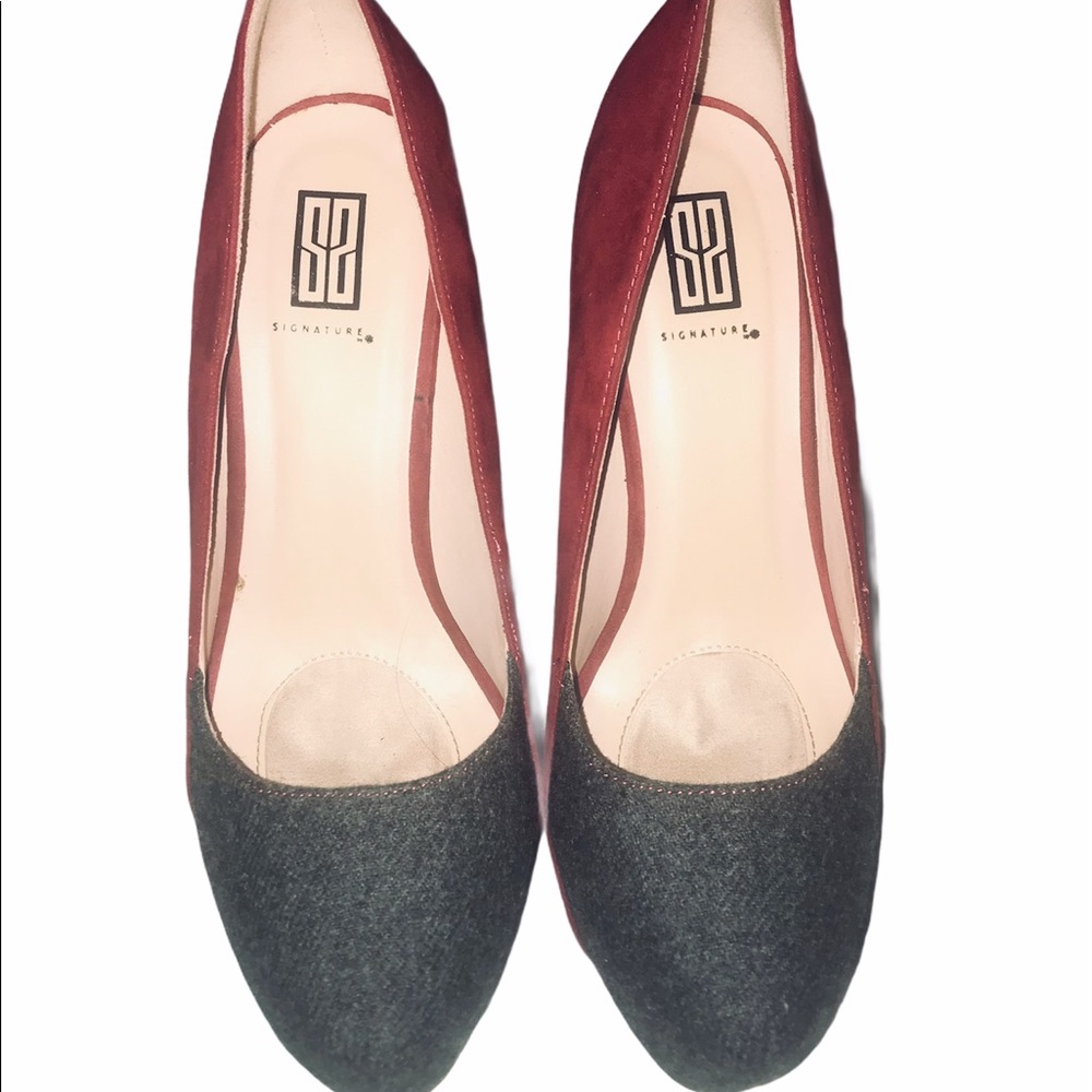 Suede platform pumps - Picture 7 of 7